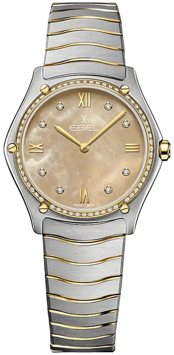 Ebel Sport Classic 1216544 33mm Yellow gold and stainless steel Mother-of-pearl