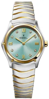 Ebel Sport Classic 1216557 Yellow gold and Stainless steel Blue