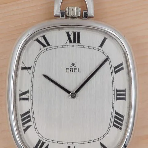 Ebel 34mm White gold Silver