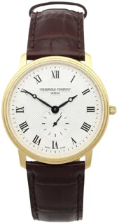 Frédérique Constant Slimline FC-235M4S5 Yellow gold Silver