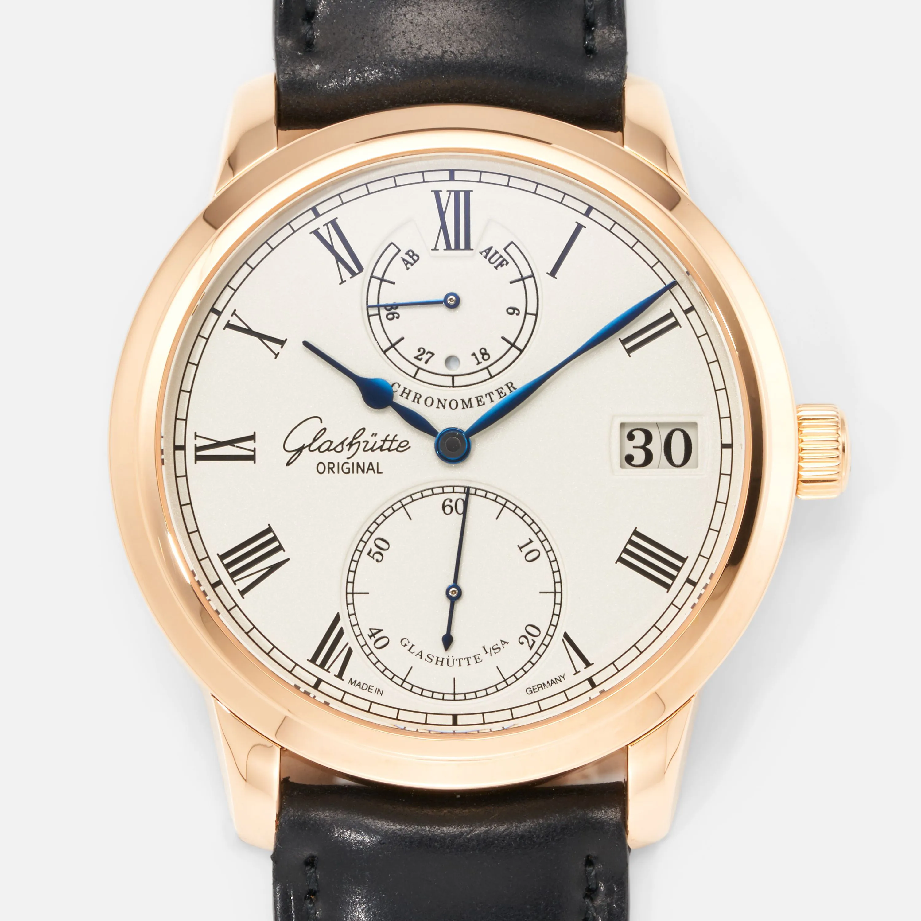 Glashütte Senator 1-58-01-01-01-04 42mm Rose gold