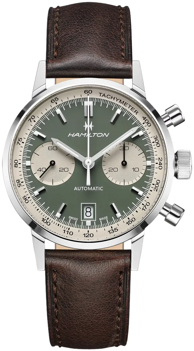 Hamilton American Classic H38416560 40mm Stainless steel Green
