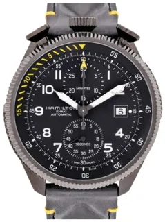 Hamilton Khaki Aviation H76786733 Stainless steel Black