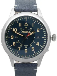 Alpina Startimer AL-525NBG4SH6 Stainless steel Blue