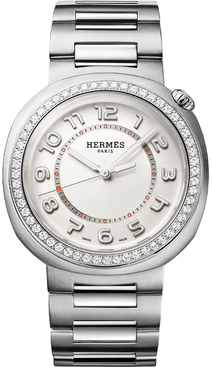 Hermès nullmm Stainless steel Silver