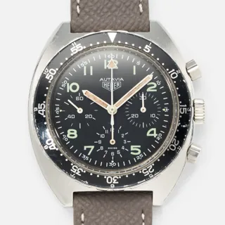 Heuer Autavia Bund 73663 Stainless steel