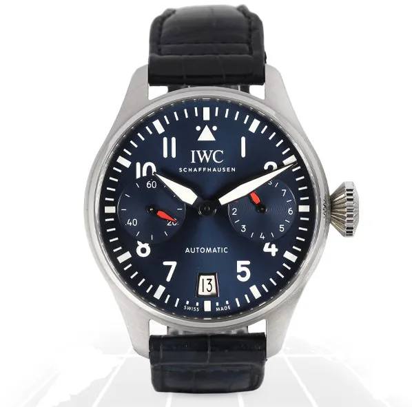 IWC Big Pilot IW5010-08 46mm Stainless steel Blue