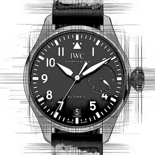 IWC Big Pilot IW501001 Stainless steel Black