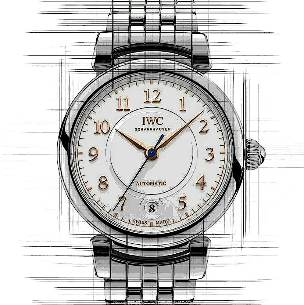 IWC Da Vinci IW458307 36mm Edelstahl Silver