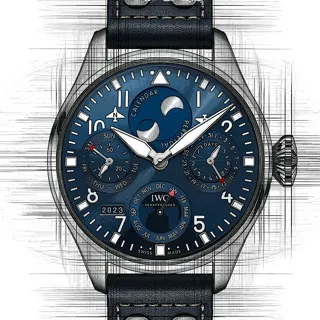 IWC Pilots IW503605 Stainless steel Blue