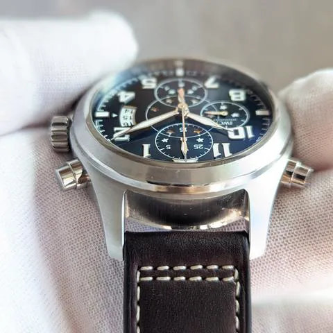 IWC Pilot Double Chronograph IW371807 44mm Stainless steel Blue 6