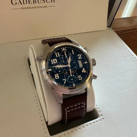 IWC Pilot Double Chronograph IW371807 44mm Stainless steel Blue 6