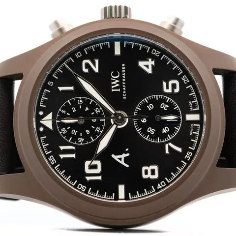 IWC Pilot IW388004 46mm Ceramic Brown