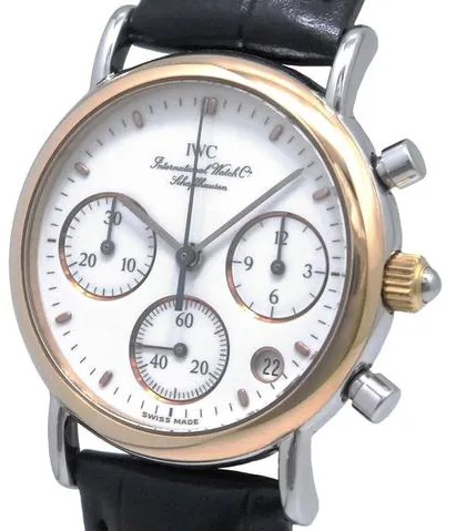 IWC Portofino Chronograph IW3730 29mm Yellow gold and stainless steel White 1