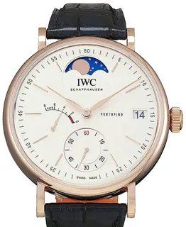 IWC Portofino IW516409 45mm Yellow gold Silver