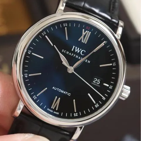 IWC Portofino IW356502 40mm Stainless steel Black 2