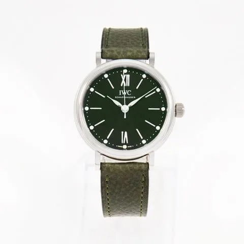 IWC Portofino IW3574-12 34mm Stainless steel Green 2