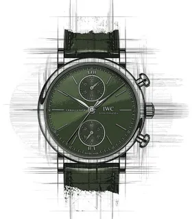 IWC Portofino IW391405 39mm Stainless steel Green