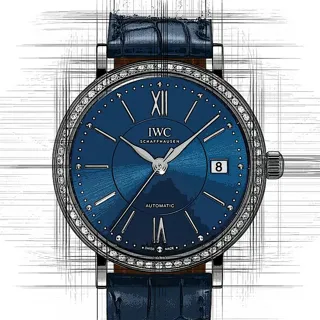 IWC Portofino IW458111 37mm Stainless steel Blue