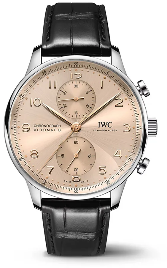 IWC Portugieser Chronograph IW371624 41mm Stainless steel Beige
