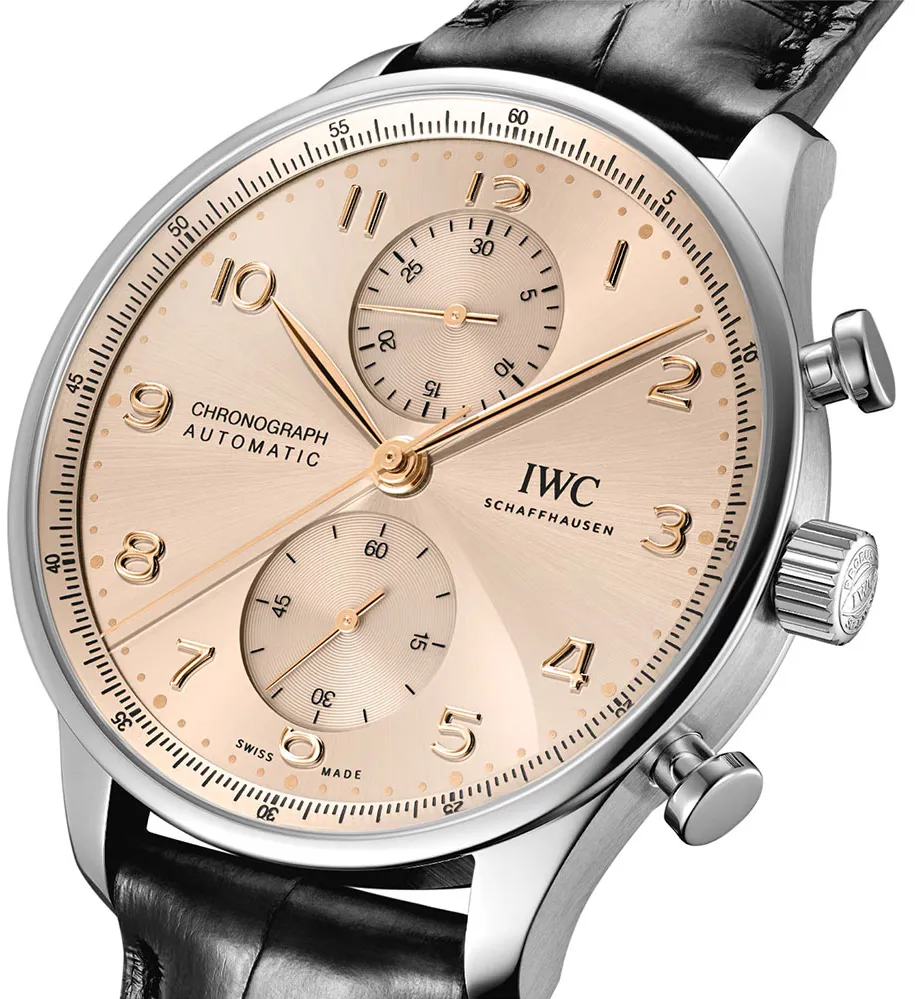 IWC Portugieser Chronograph IW371624 41mm Stainless steel Beige 4