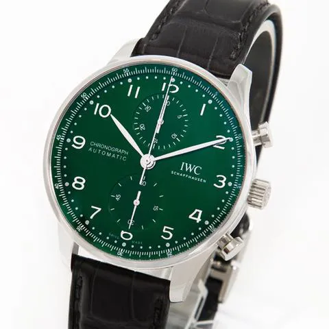 IWC Portugieser IW371615 41mm Stainless steel Green