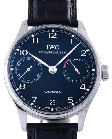 IWC Portugieser IW500109 42.5mm Stainless steel Black