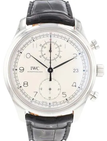 IWC Portuguese Chronograph IW390403 42mm Stainless steel Silver