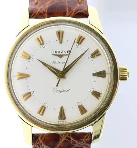 Longines Conquest 9002 35mm Gold/steel White