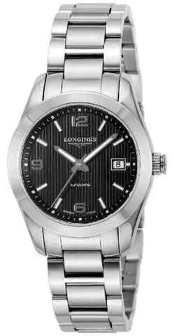 Longines Conquest Classic L2.285.4.56.6 29.5mm Steel Black