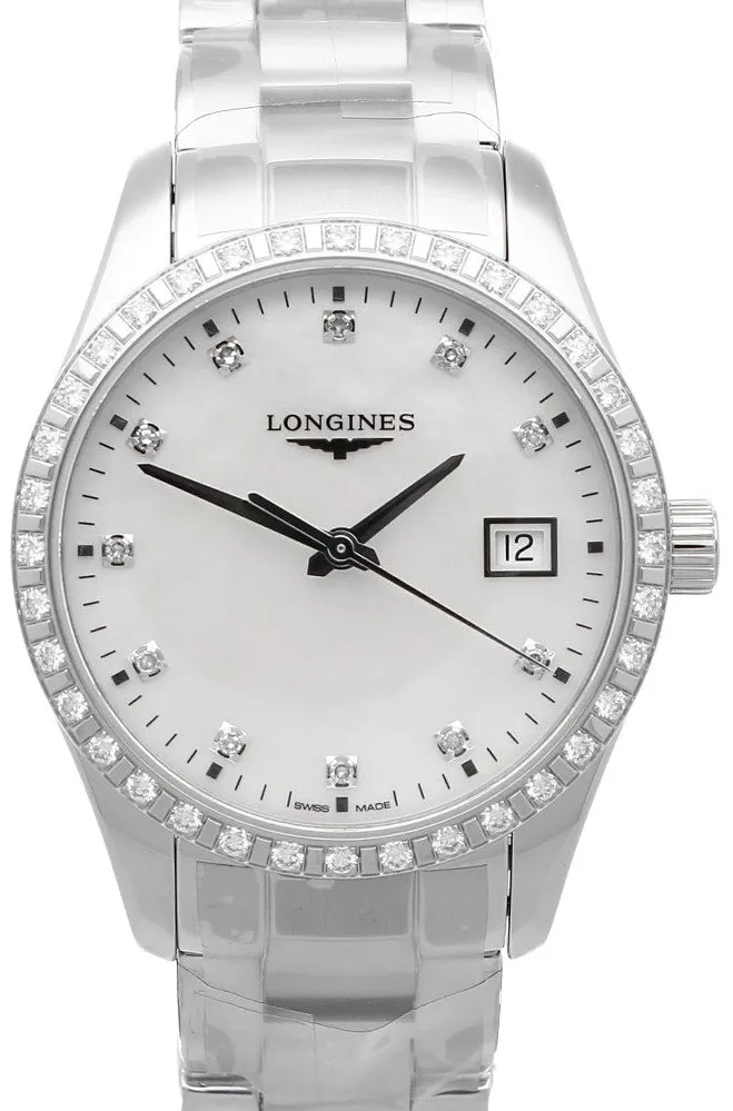 Longines Conquest Classic L23860876 34mm Stainless steel Mother-of-pearl