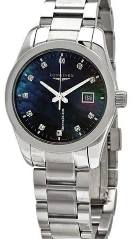 Longines Conquest L2.286.4.88.6 29.5mm Steel Mother-of-pearl
