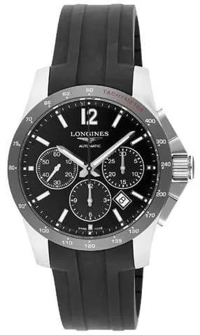 Longines Conquest L2.744.4.56.2 41mm Steel Black