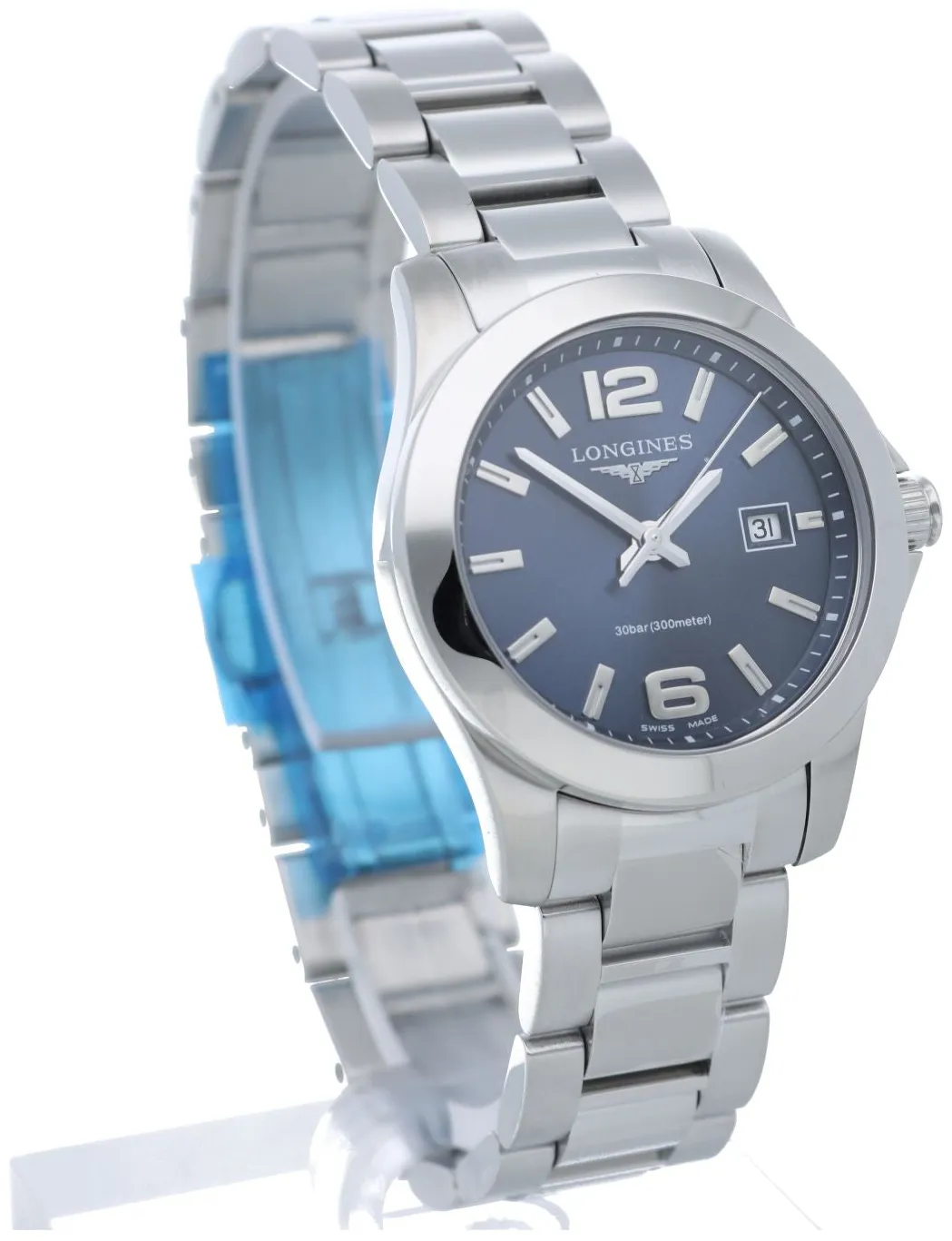 Longines Conquest L3.376.4.96.6 29.5mm Stainless steel Blue 6