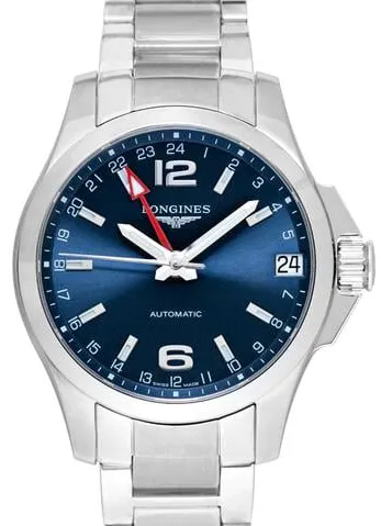 Longines Conquest L3.687.4.99.6 41mm Stainless steel Blue