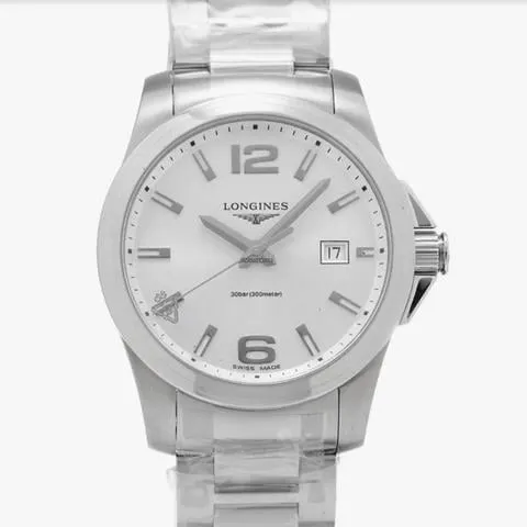 Longines Conquest L3.759.4.76.6 41mm Steel White