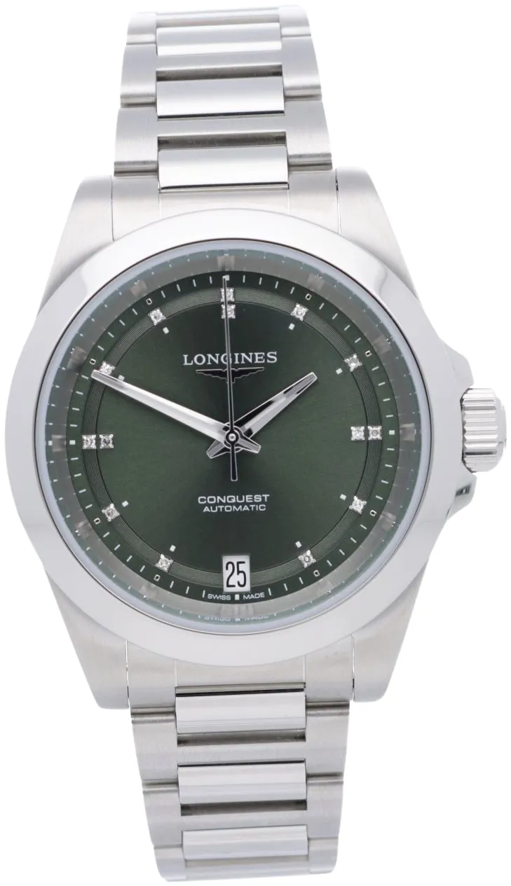Longines Conquest L34304076 34mm Stainless steel Silver