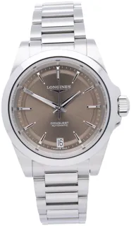 Longines Conquest L34304626 Stainless steel Brown