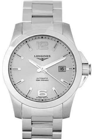 Longines Conquest L37774766 41mm Steel Silver