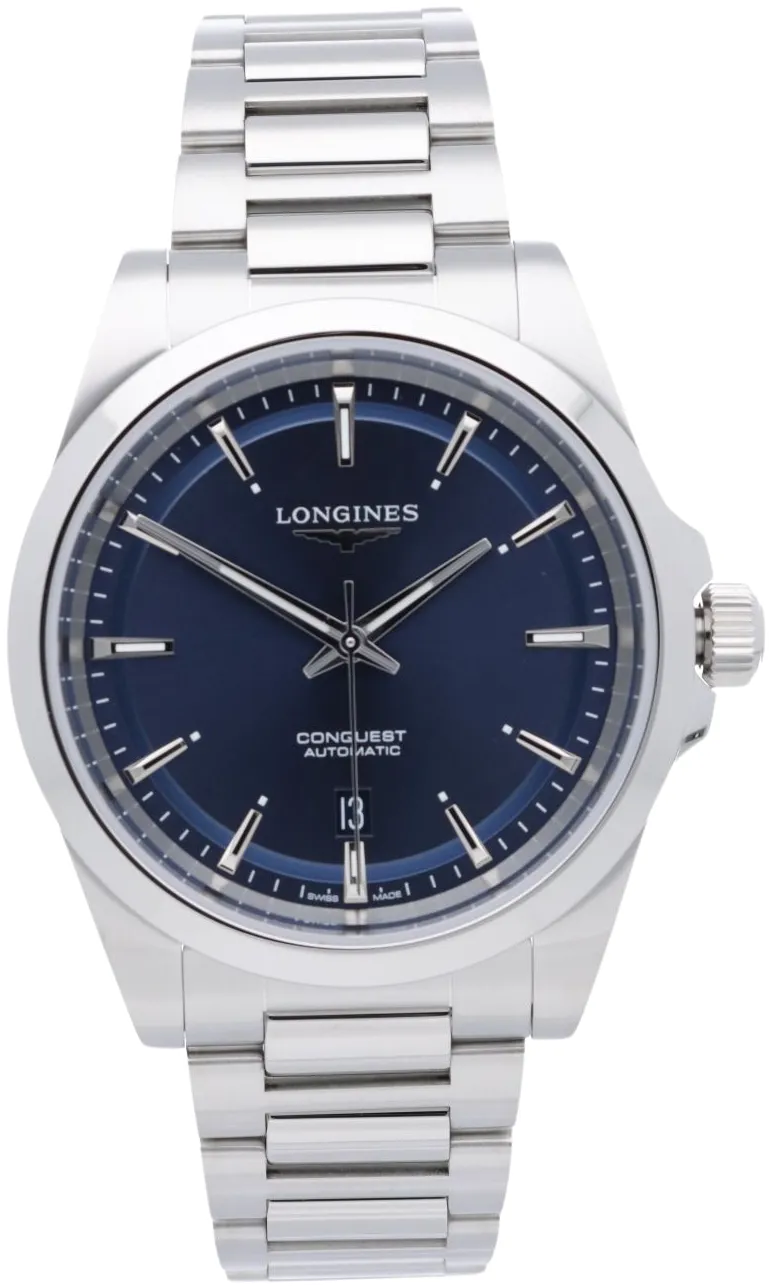 Longines Conquest L38304926 41mm Stainless steel Blue
