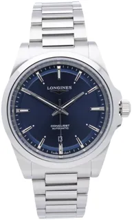 Longines Conquest L38304926 Stainless steel Blue