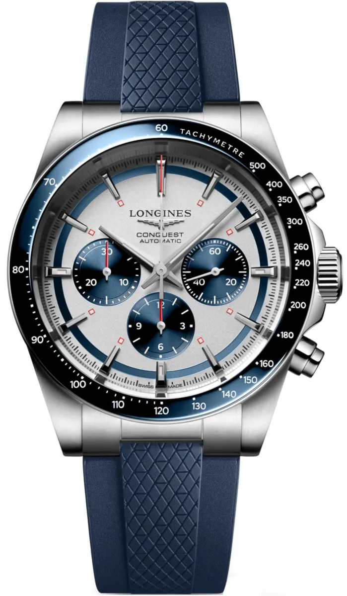 Longines Conquest 42mm Stainless steel •