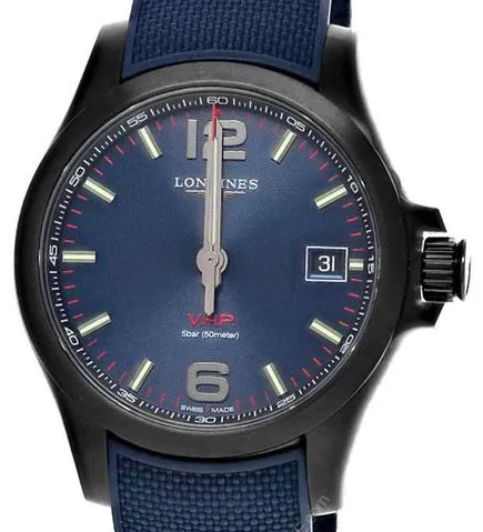 Longines Conquest 41mm Stainless steel Blue