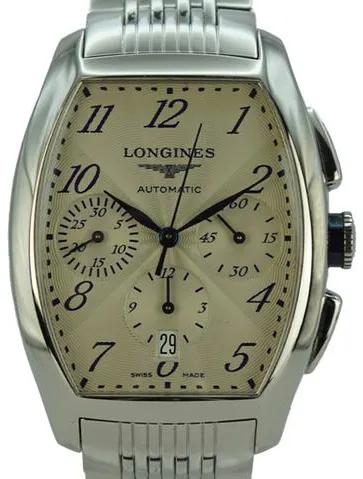 Longines Evidenza L2.643.4.73.6 Stainless steel Beige