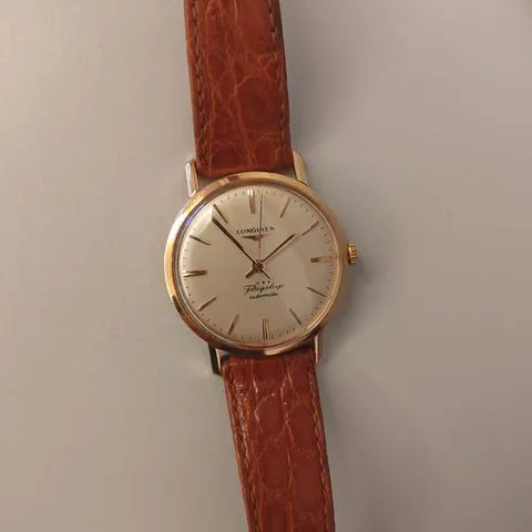 Longines Flagship 3403 35mm Rose gold Silver 3