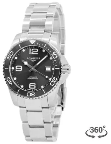 Longines HydroConquest L3.781.4.76.6 41mm Stainless steel Gray