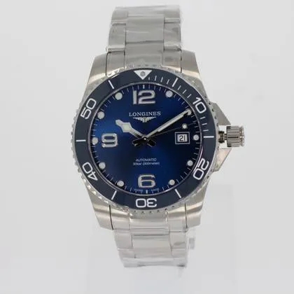 Longines HydroConquest L3.781.4.96.6 41mm Stainless steel Blue