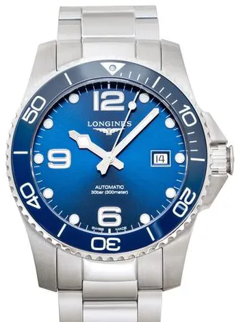 Longines HydroConquest L3.781.4.96.6 41mm Stainless steel Blue