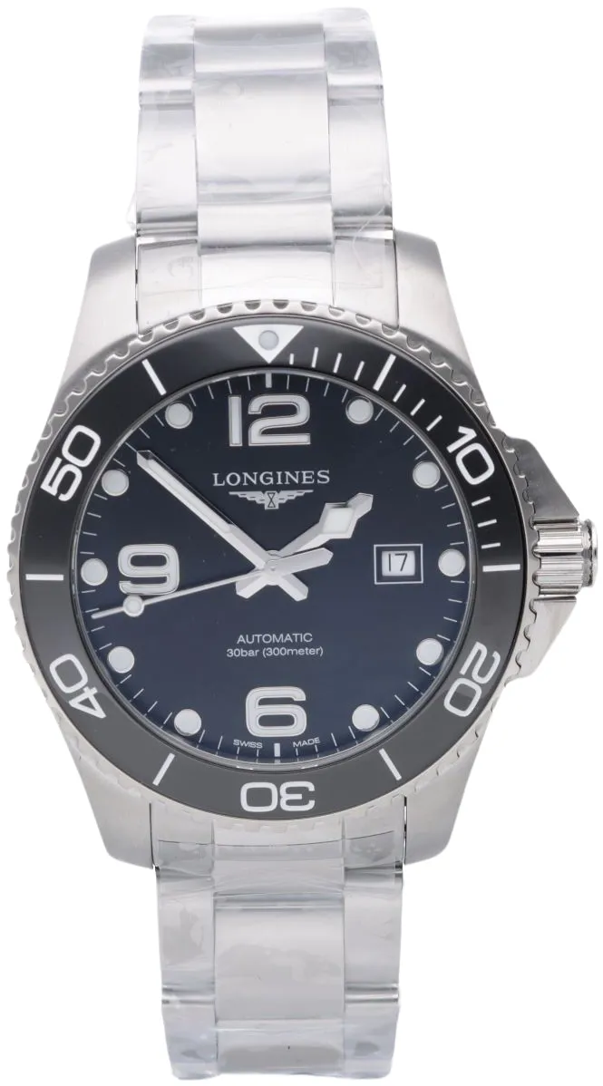 Longines HydroConquest L3.782.4.56.6 nullmm Stainless steel Black