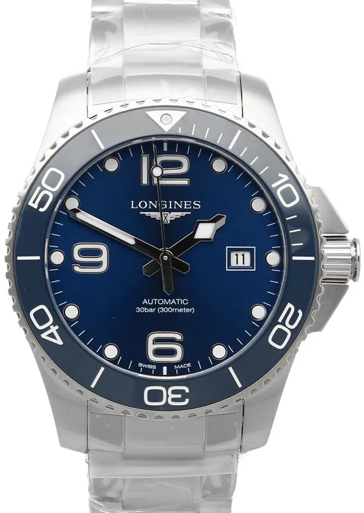 Longines HydroConquest L3.782.4.96.6 43mm Stainless steel Blue
